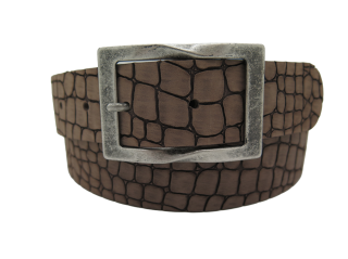 Ledergurt Branding Kroko 40mm (11074/72-40)